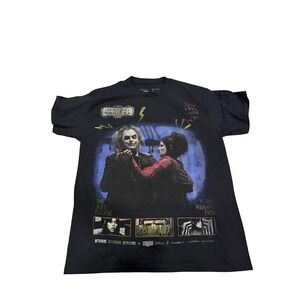Beetlejuice Beetlejuice Beetlejuice Movie Graphic T Shirt Black Mens Size L